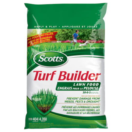 Scotts Turf Builder Lawn Food 30-0-3 5.2kg